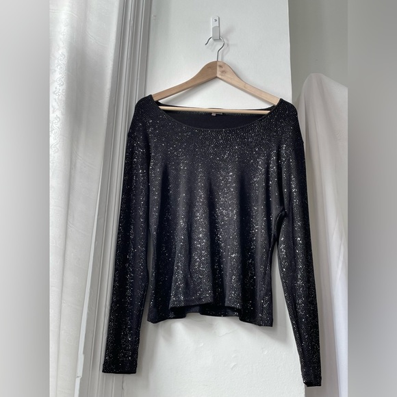 Sparkling • sparkle long sleeve top - L - Picture 4 of 6